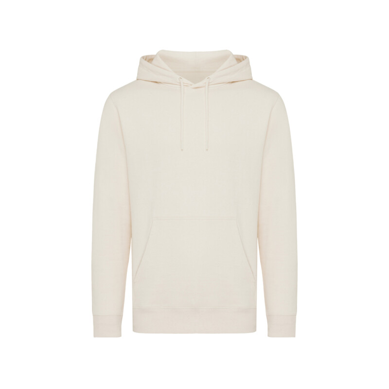Unisex lehká mikina s kapucí Iqoniq Rila, světlá krémová, velikost XXS