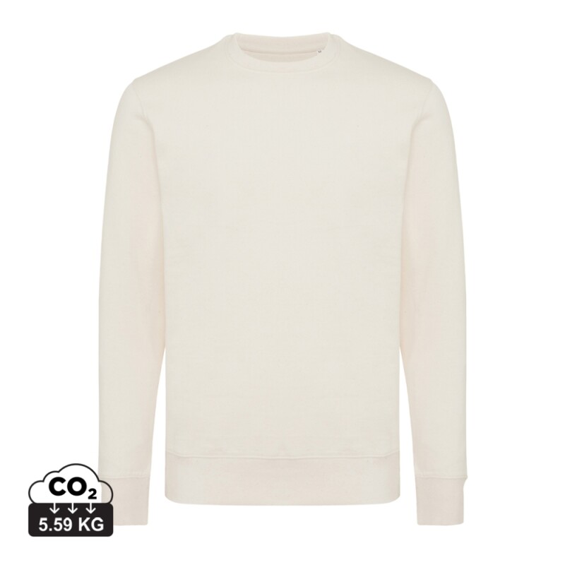 Unisex mikina Iqoniq Etosha, velikost 5XL, krémová bílá