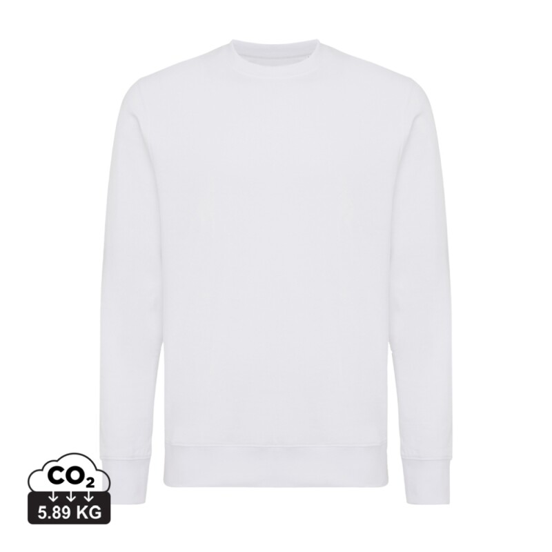 Unisex mikina Iqoniq Etosha, velikost L, bílá