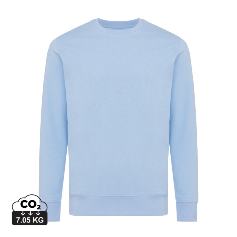 Unisex mikina Iqoniq Etosha, velikost M, světlá modrá