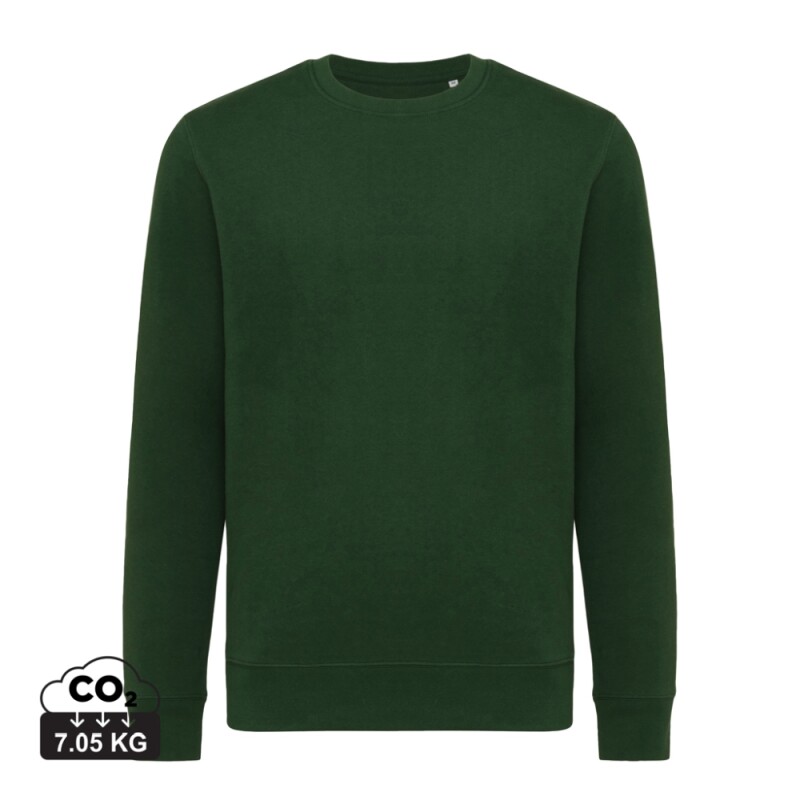 Unisex mikina Iqoniq Etosha, velikost M, tmavá zelená