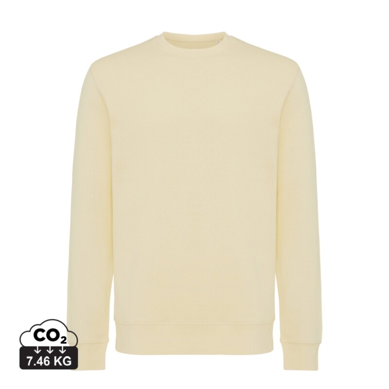 Unisex mikina Iqoniq Etosha, velikost S, světlá žlutá