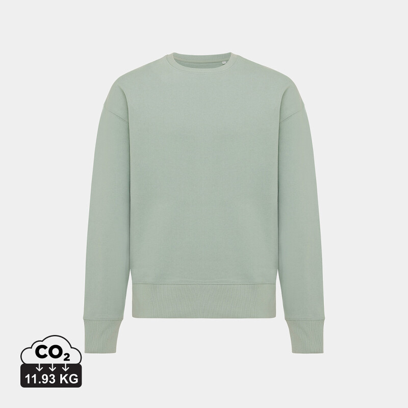 Unisex mikina IQONIQ Kruger relaxed fit, velikost 3XL, světle zelená