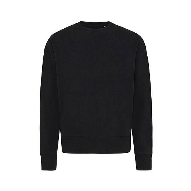 Unisex mikina Iqoniq Kruger z recyklované bavlny, černá, XS