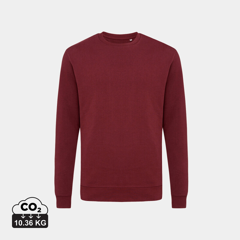 Unisex mikina IQONIQ Zion, velikost XXS, vínově červená