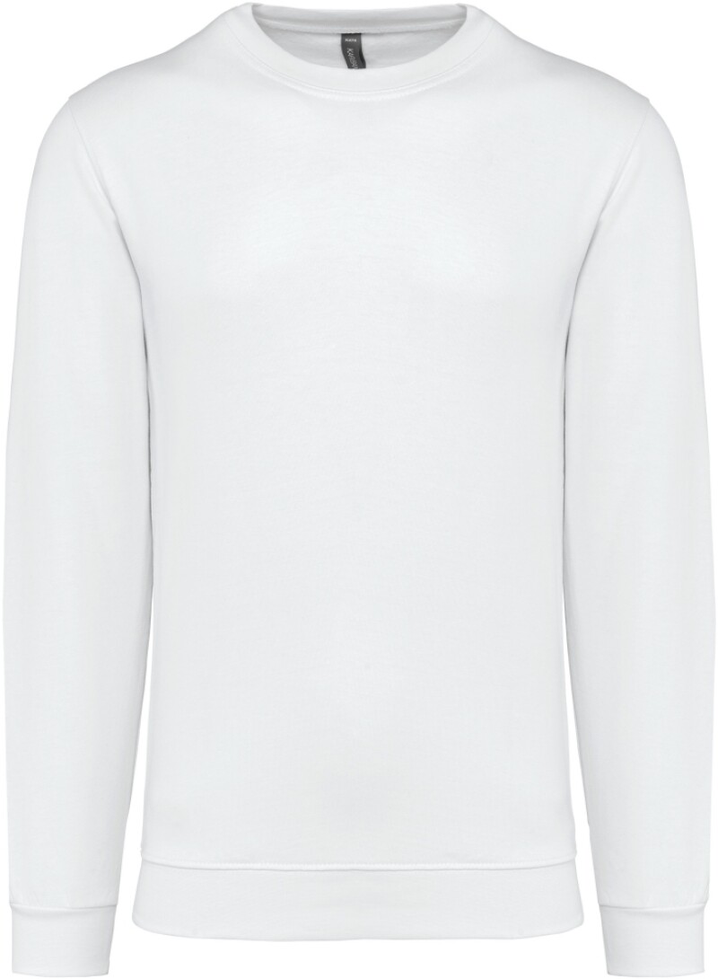 Unisex mikina KARIBAN, bílá, M