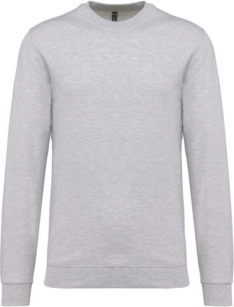 Unisex mikina KARIBAN, šedá melanž, S