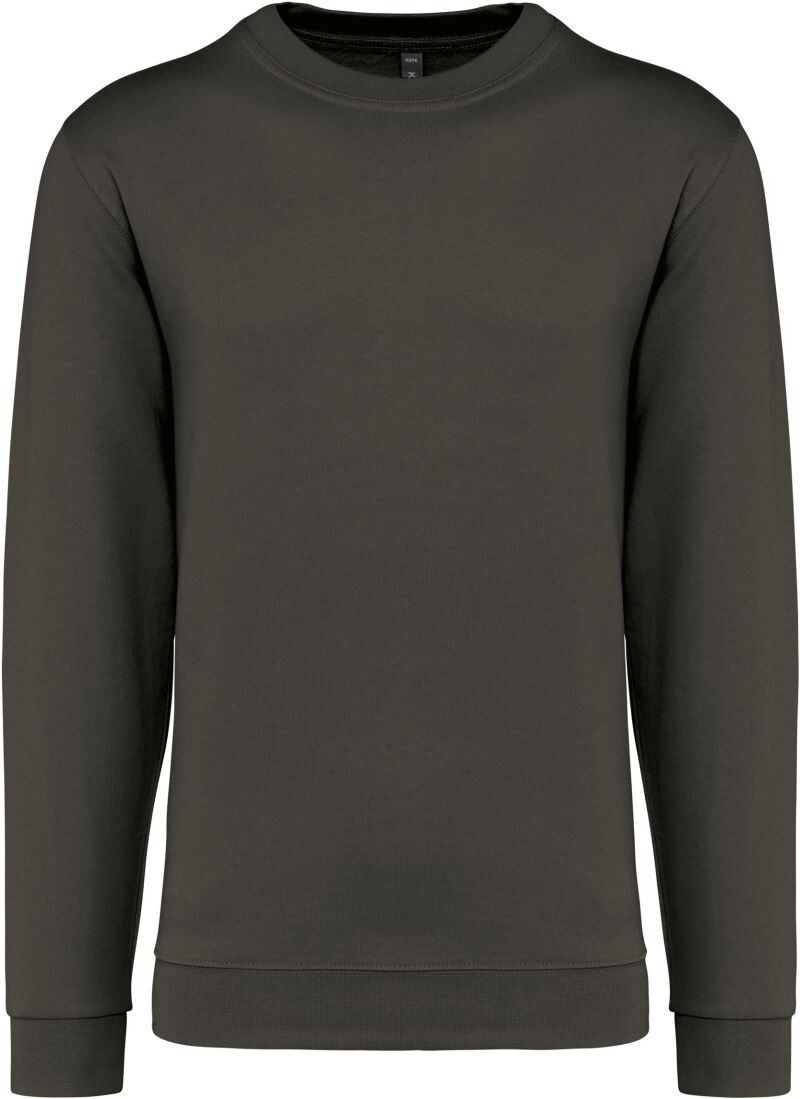 Unisex mikina KARIBAN, hnědozelená, XS