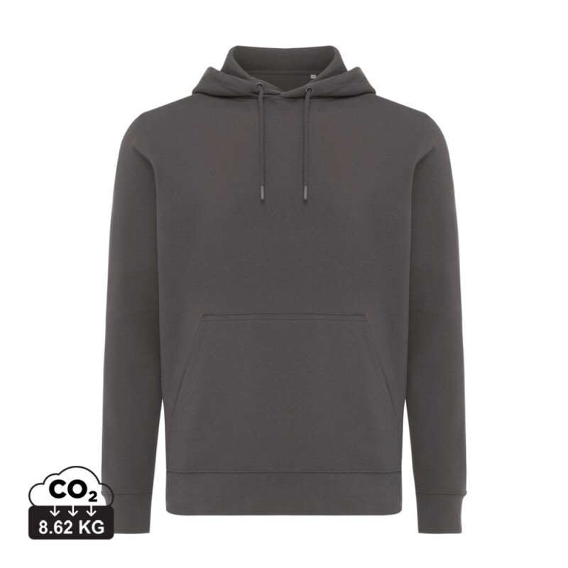 Unisex mikina s kapucí Iqoniq Rila, velikost 3XL, antracitová