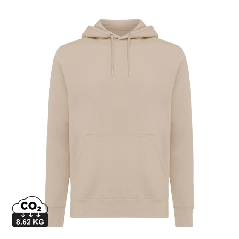 Unisex mikina s kapucí Iqoniq Rila, velikost 3XL, béžová