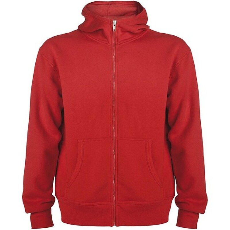 Unisex mikina s kapucí,ROLY MONTBLANC, červená, vel. XL