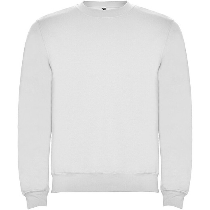Unisex mikina s kulatým výstřihem, ROLY CLASICA, bílá, vel. 2XL