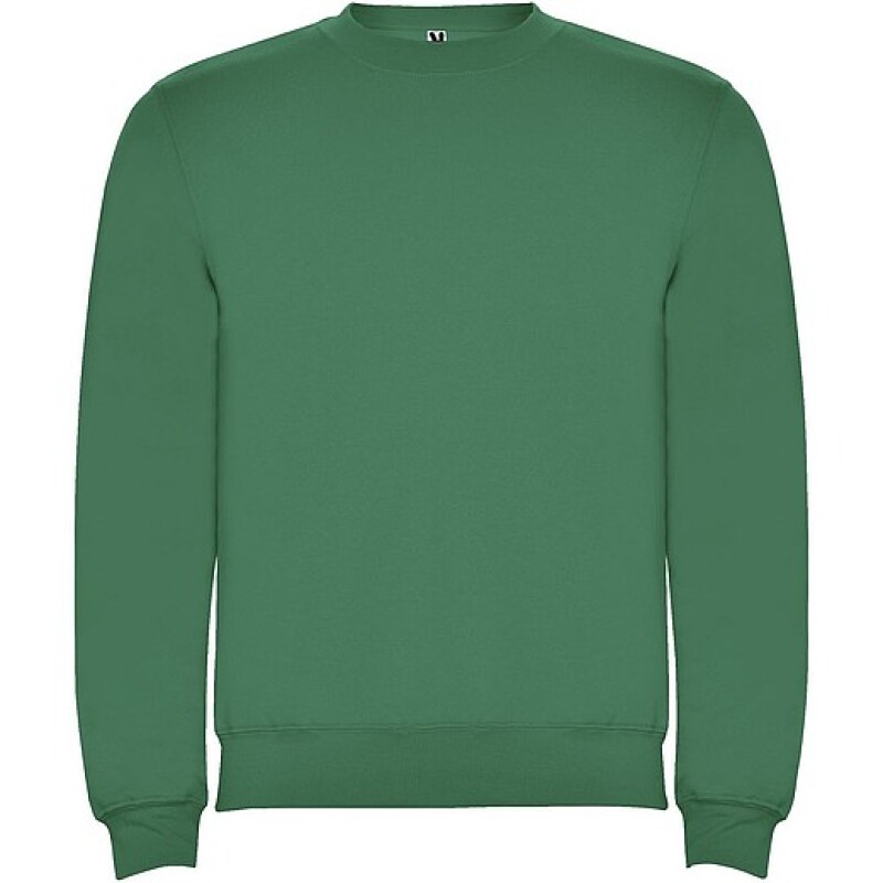 Unisex mikina s kulatým výstřihem, ROLY CLASICA, jasně zelená, vel. S
