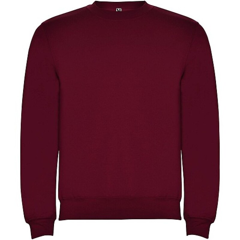 Unisex mikina s kulatým výstřihem ROLY CLASICA, vínová, S