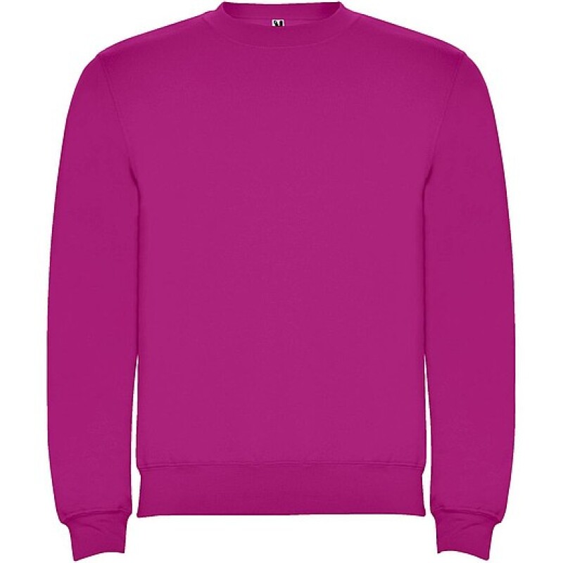 Unisex mikina s kulatým výstřihem, ROLY CLASICA, růžová, vel. 2XL