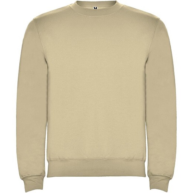 Unisex mikina s kulatým výstřihem, ROLY CLASICA, světle hnědá, vel. L