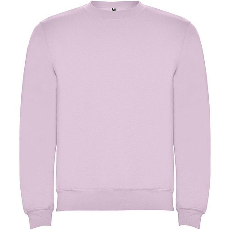 Unisex mikina s kulatým výstřihem, ROLY CLASICA, světle růžová, vel. 2XL