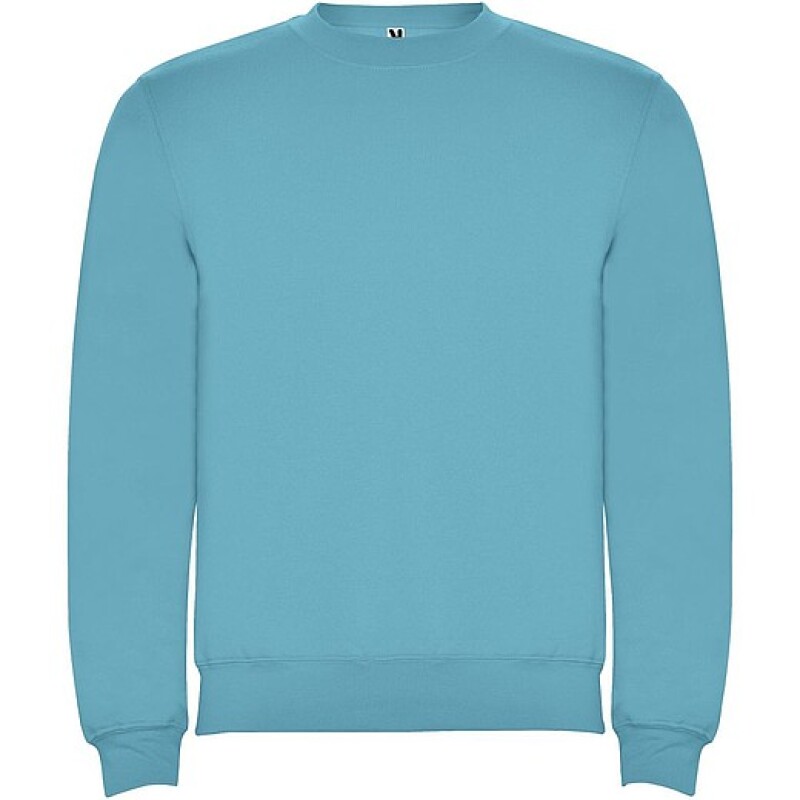 Unisex mikina s kulatým výstřihem, ROLY CLASICA, tyrkysová, vel. XL
