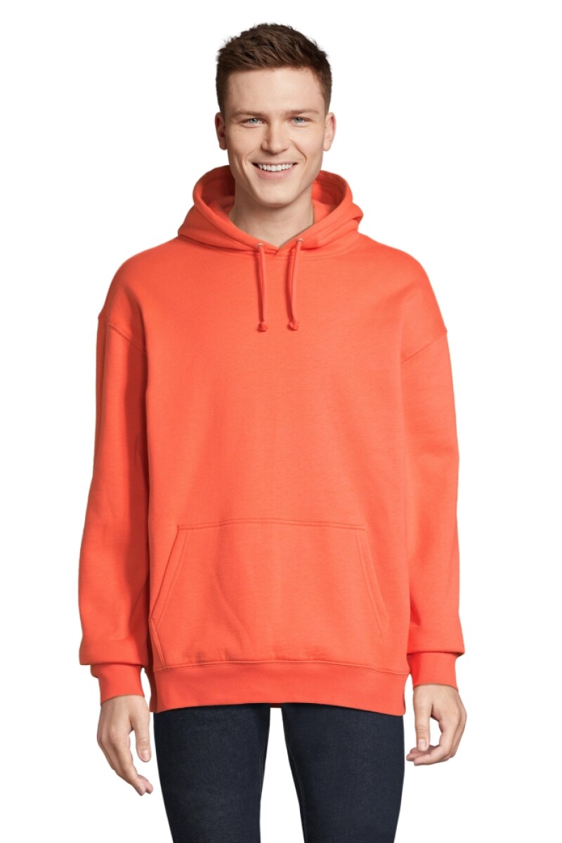 Unisex mikina SOLS CONDOR, oranžová, velikost M