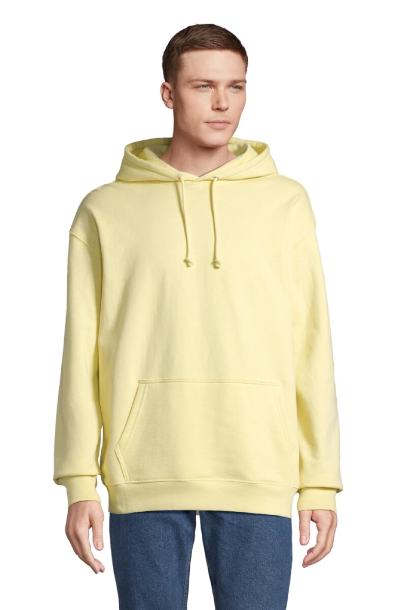 Unisex mikina SOLS CONDOR, světle žlutá, velikost L