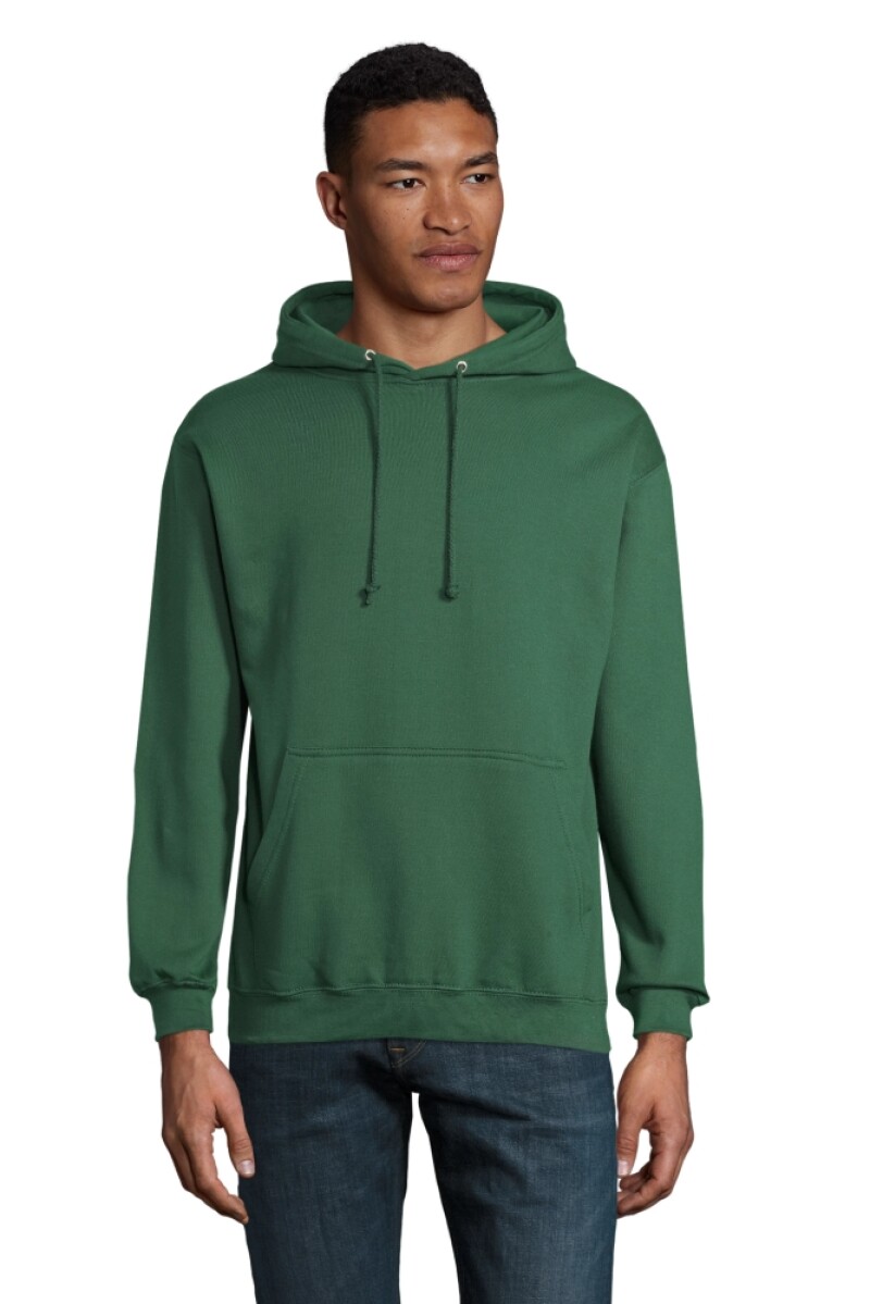 Unisex mikina SOLS CONDOR, sytě zelená, velikost L