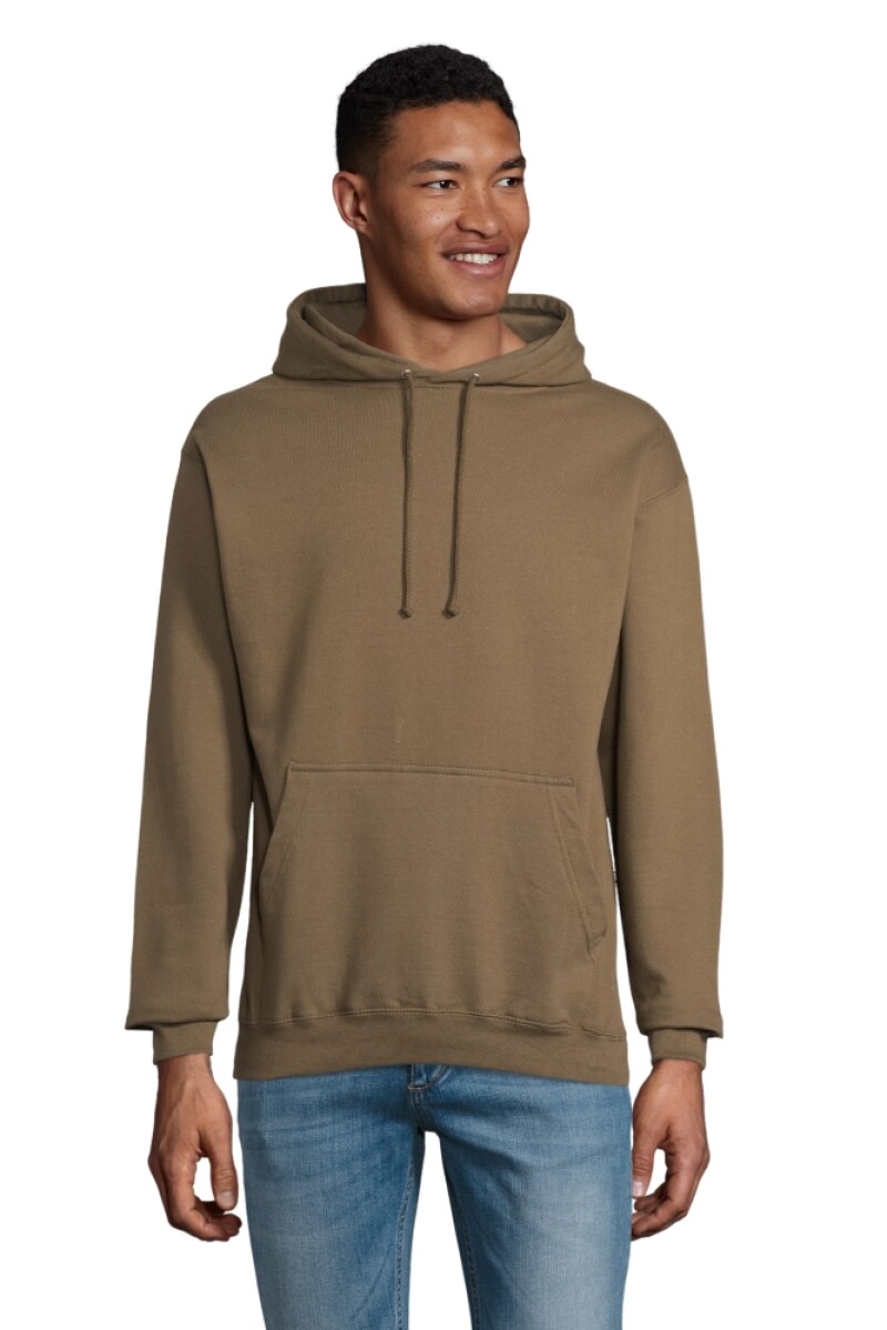Unisex mikina SOLS CONDOR, vojenská zelená, velikost XL