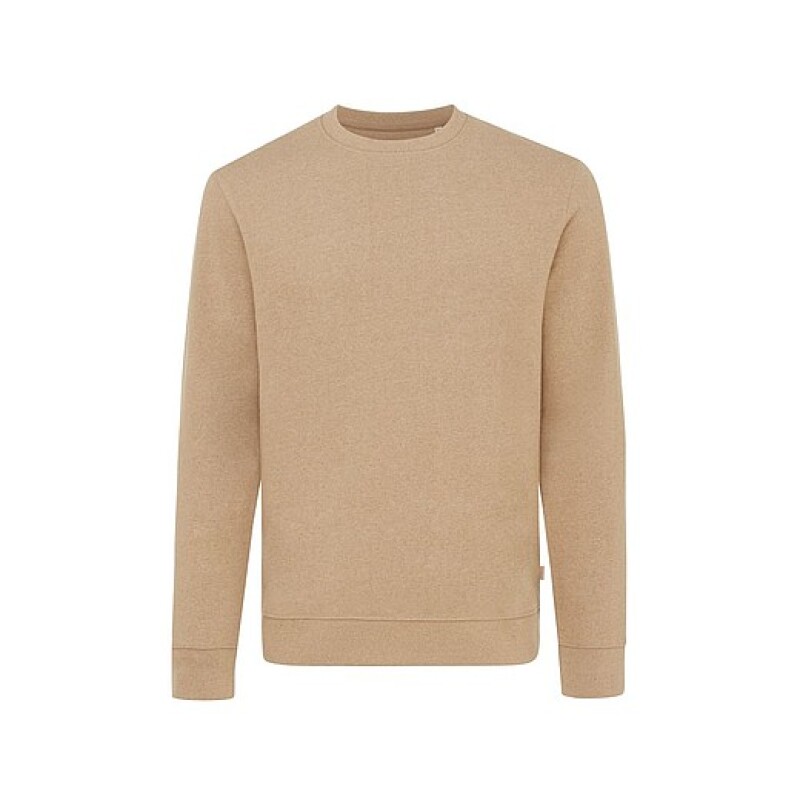 Unisex nebarvená mikina Iqoniq Denali z recyklované bavlny, hnědá, XL