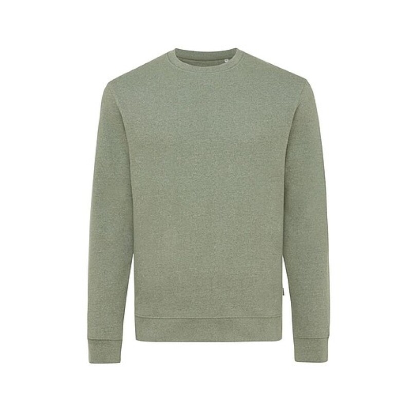 Unisex nebarvená mikina Iqoniq Denali z recyklované bavlny, zelená, XS