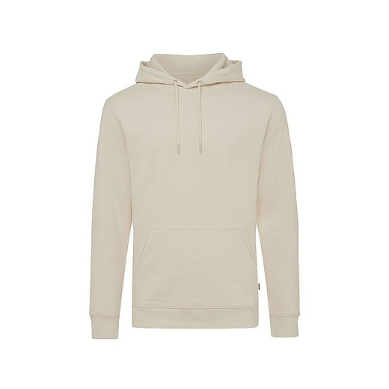 Unisex nebarvená mikina s kapucí Iqoniq Torres z recyklované bavlny, béžová, XXXL
