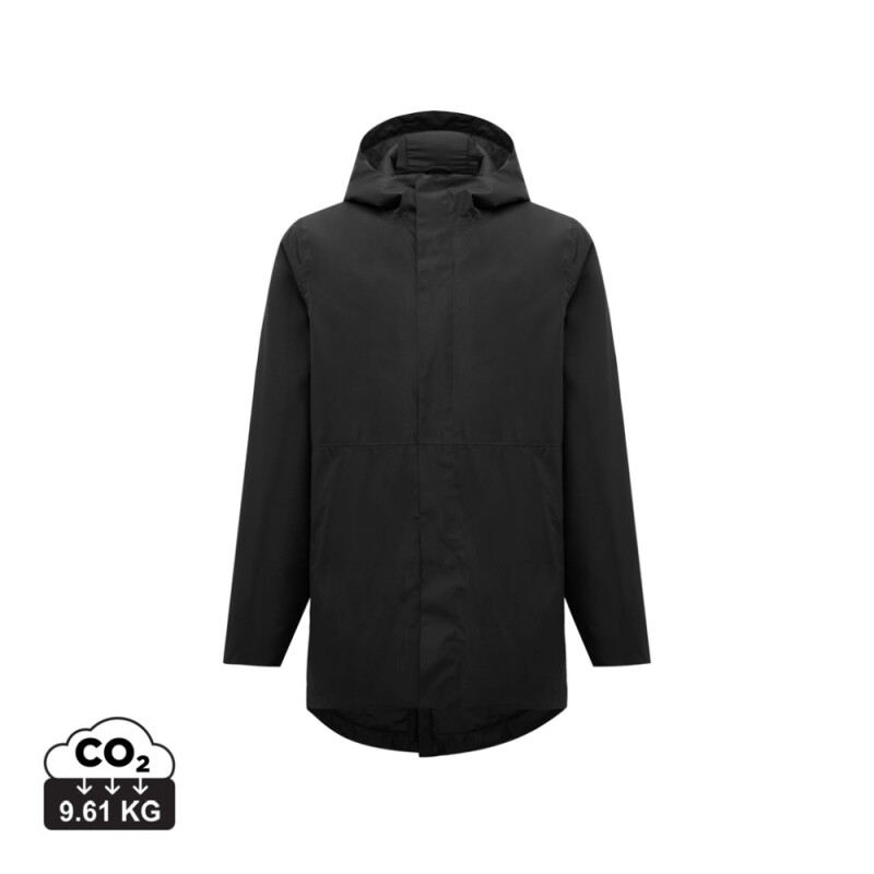 Unisex parka Iqoniq Thelon z recyklovaného polyesteru, velikost 4XL, černá