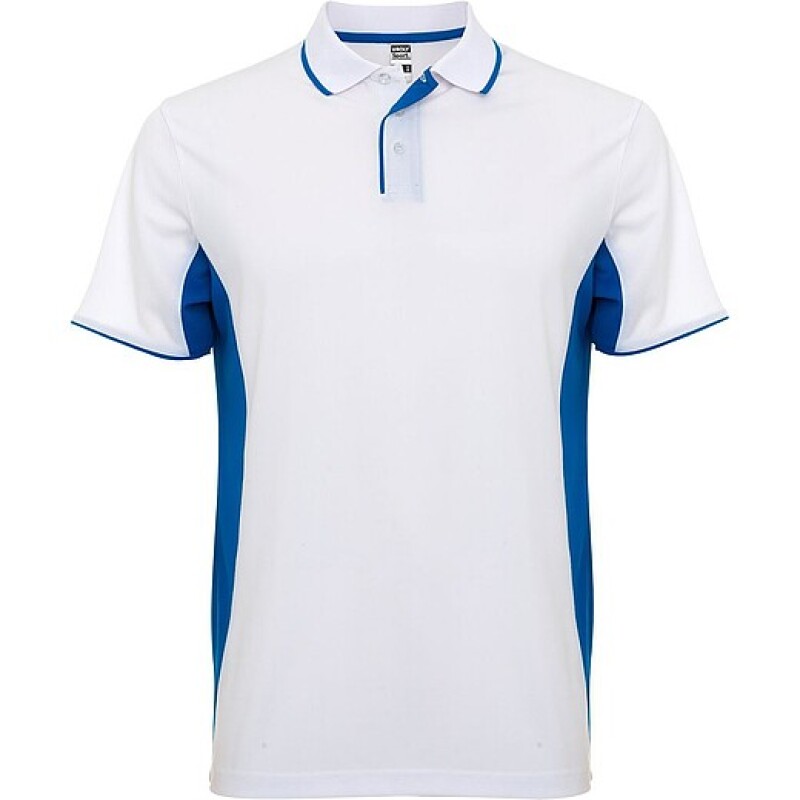 Unisex polokošile Roly Montmelo, bílá/černá, velikost XL