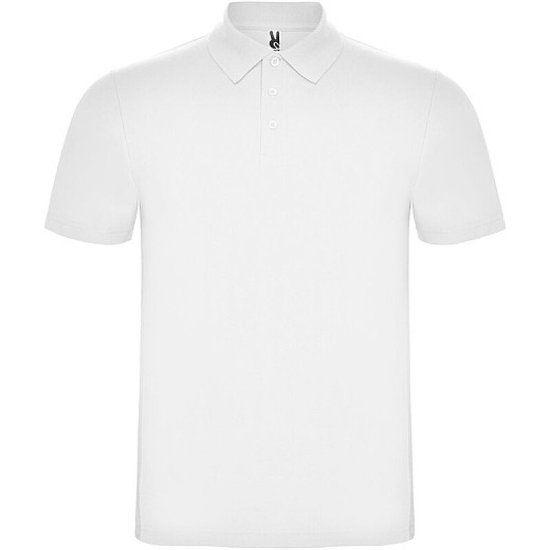 Unisex polokošile s krátkým rukávem, ROLY AUSTRAL, bílá, vel. M
