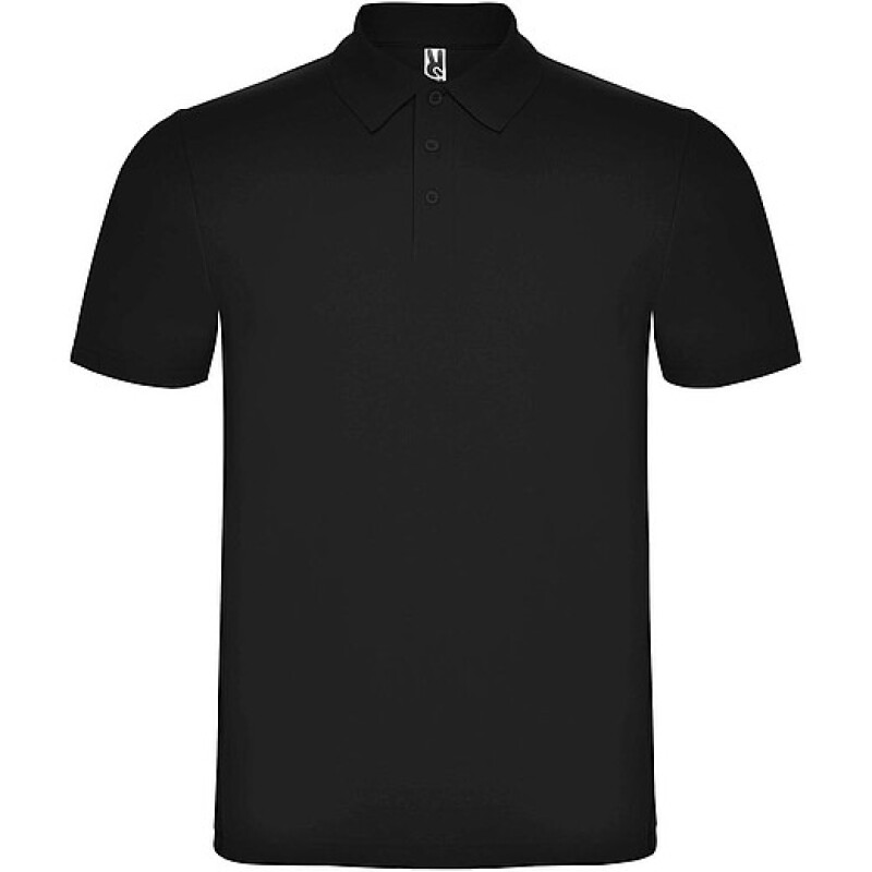 Unisex polokošile s krátkým rukávem, ROLY AUSTRAL, černá, vel. XL