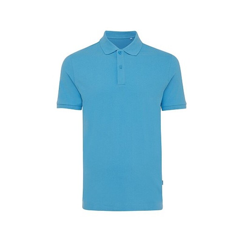 Unisex polotriko Iqoniq Yosemite z recyklované bavlny, světle modrá, XS