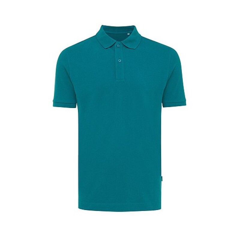 Unisex polotriko Iqoniq Yosemite z recyklované bavlny, tyrkysová, XL