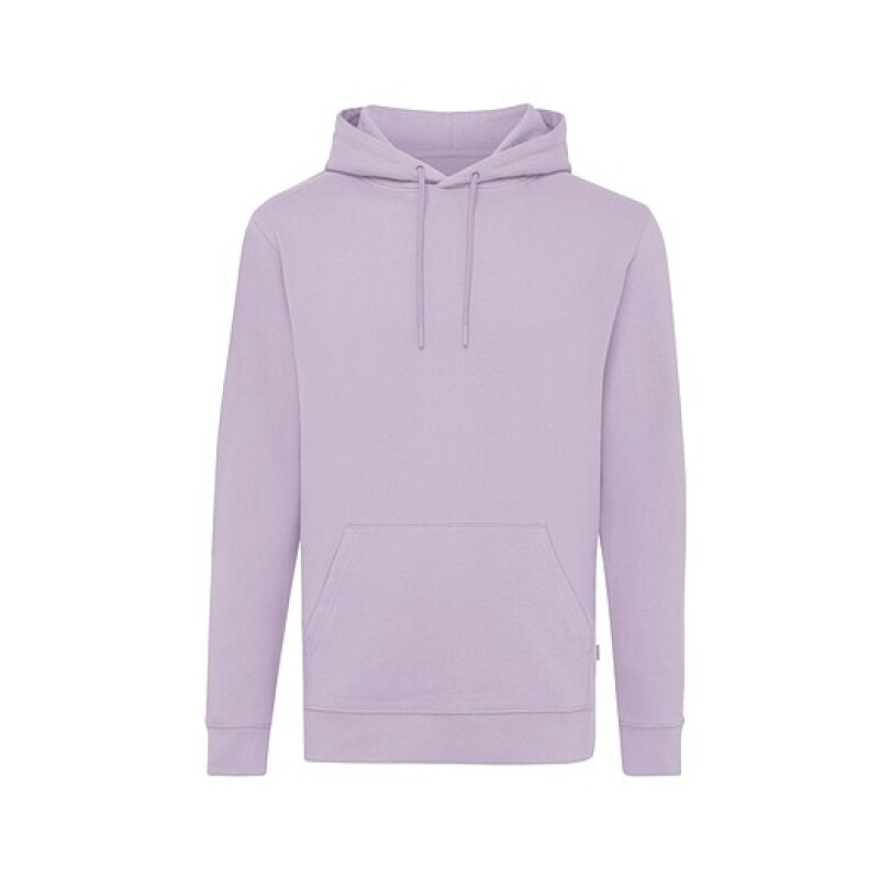 Unisex recyklovaná mikina Iqoniq s kapucí, světle fialová, 3XL