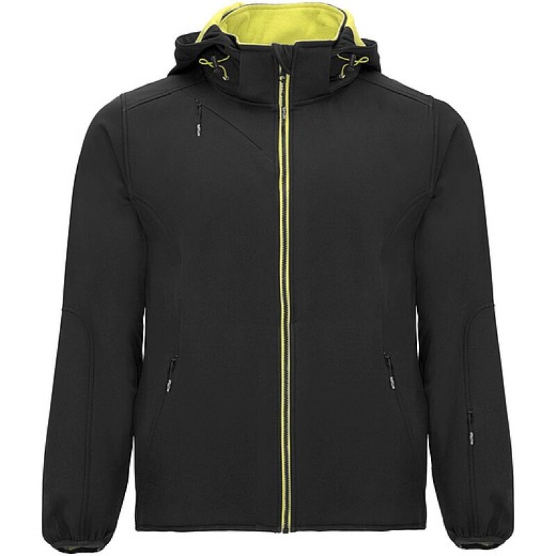 Unisex softshellová bunda, ROLY SIBERIA, černá, vel. S