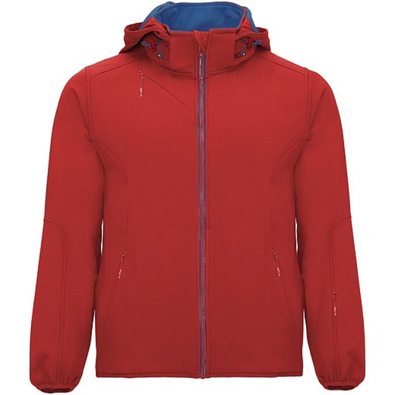Unisex softshellová bunda, ROLY SIBERIA, červená, vel. XS