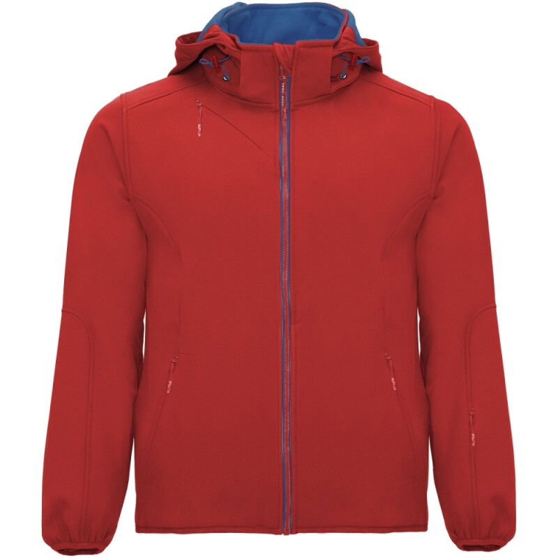 Unisex softshellová bunda Roly Siberia, velikost 3XL, červená