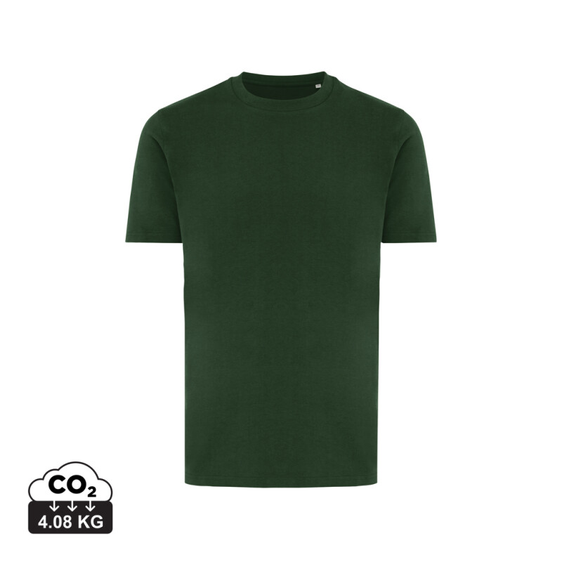 Unisex tričko Iqoniq Brett, tmavě zelená, velikost M
