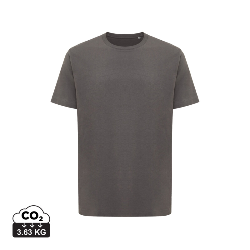 Unisex tričko Iqoniq Kakadu relaxed fit, antracitová, velikost L