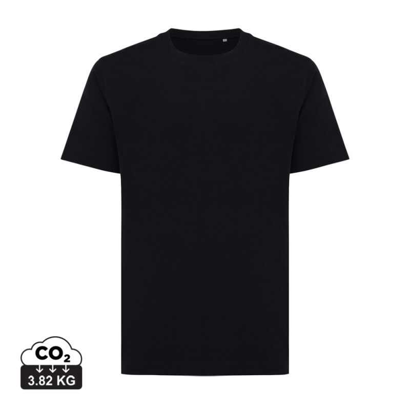 Unisex tričko Iqoniq Kakadu relaxed fit, velikost M, černá