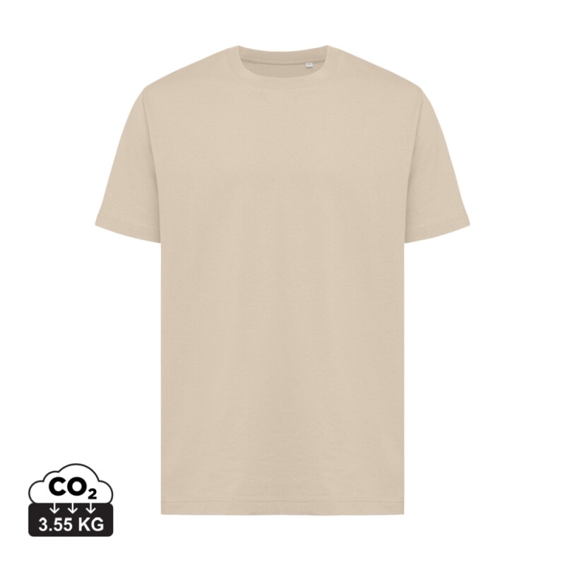 Unisex tričko Iqoniq Kakadu relaxed fit, velikost S, béžová