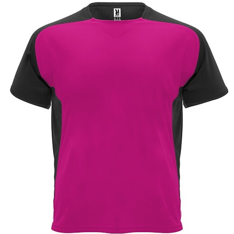 Unisex tričko Roly Bugatti, tmavě růžová, velikost L