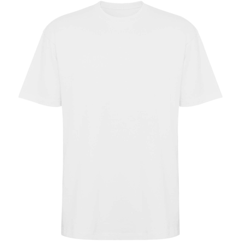 Unisex tričko Roly Bull, nadměrná velikost, velikost 3XL, bílá