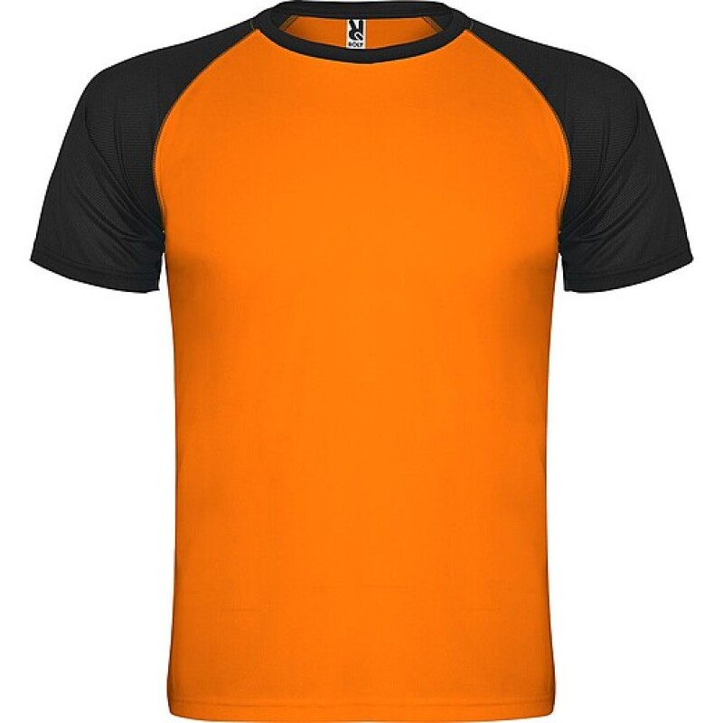 Unisex tričko Roly Indianapolis, fluorescenční oranžová, velikost XL