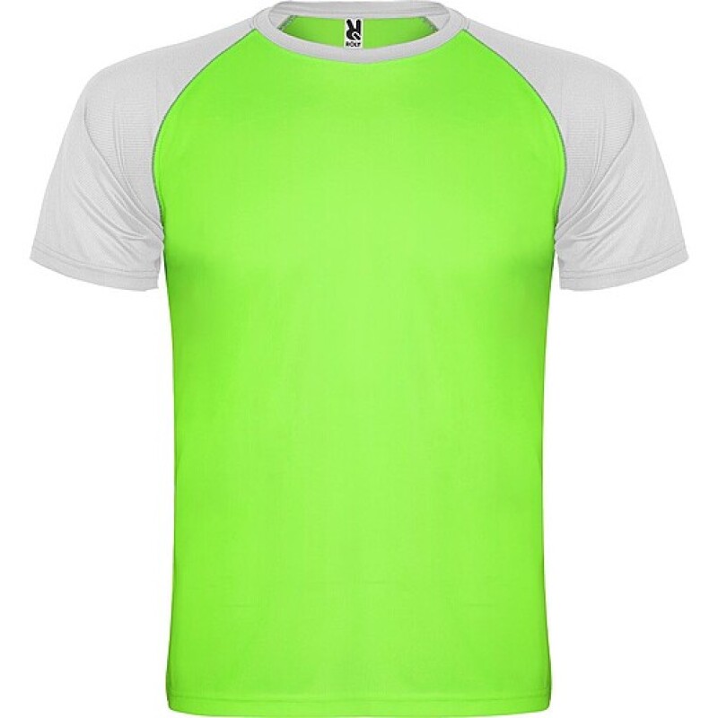 Unisex tričko Roly Indianapolis, fluorescenční zelená, velikost 3XL
