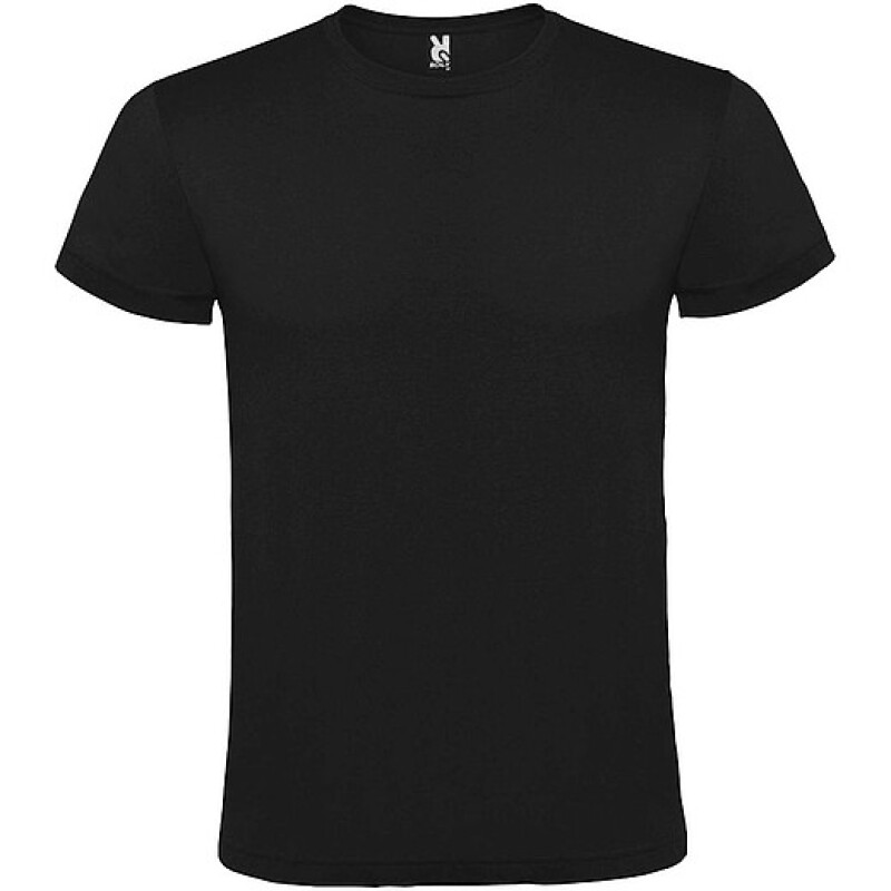 Unisex tričko s krátkým rukávem, ROLY ATOMIC, černá, vel. M