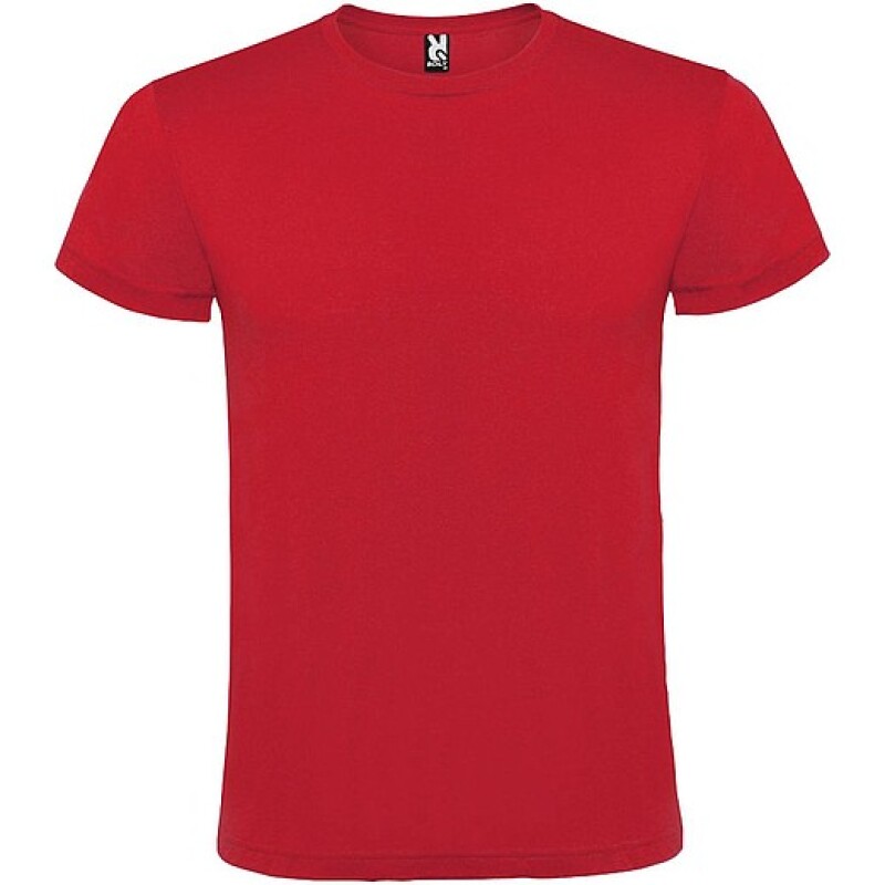 Unisex tričko s krátkým rukávem, ROLY ATOMIC, červená, vel. 3XL