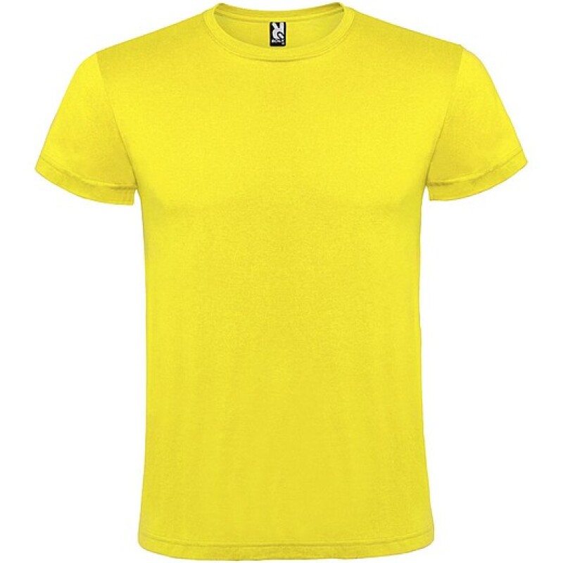 Unisex tričko s krátkým rukávem, ROLY ATOMIC, žlutá, vel. M